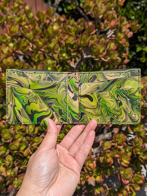 Marbled Bifold Wallet