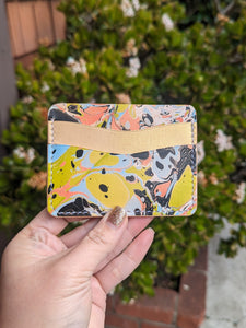 5-Pocket Marble Dyed Card Case
