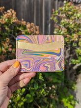 Load image into Gallery viewer, 5-Pocket Marble Dyed Card Case