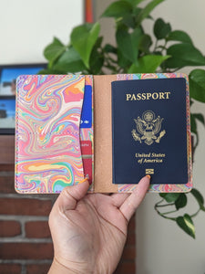 Marbled Passport Wallet