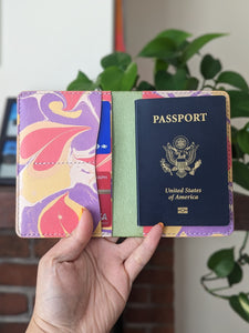 Marbled Passport Wallet
