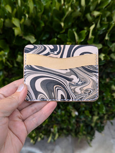 5-Pocket Marble Dyed Card Case