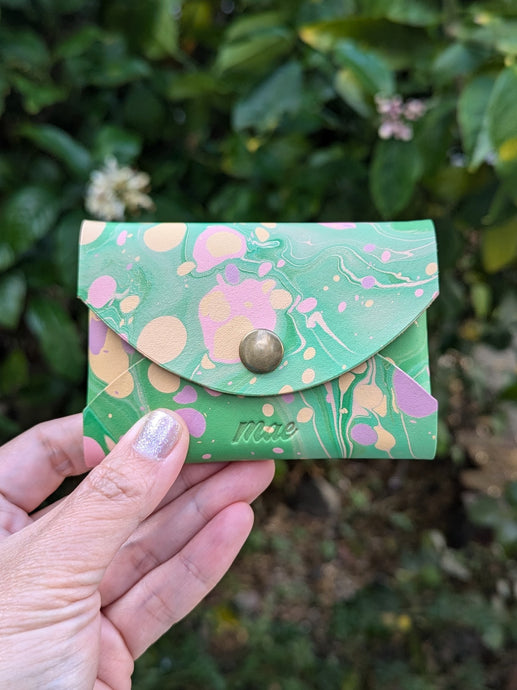 Marbled Snap Wallet