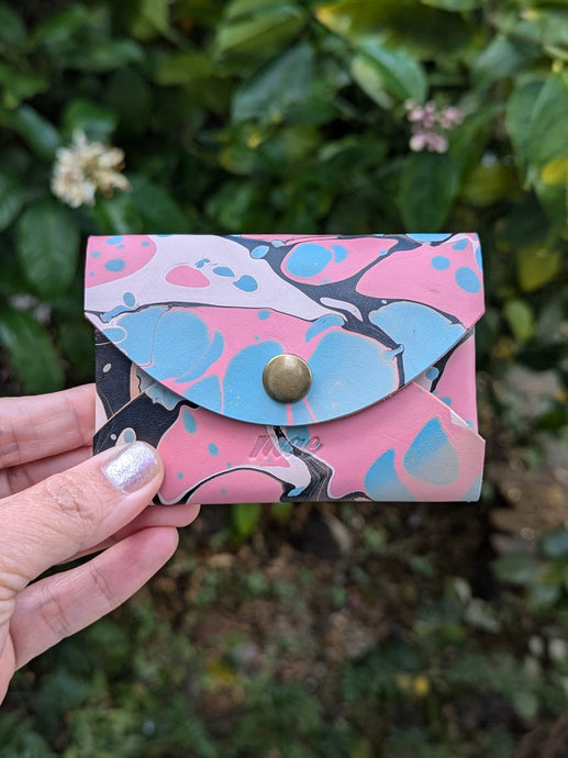 Marbled Snap Wallet