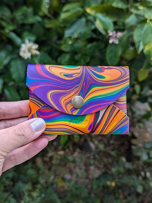 Marbled Snap Wallet