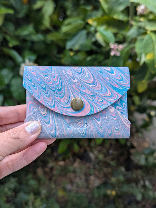 Marbled Snap Wallet