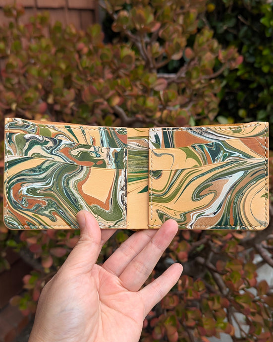 Marbled Bifold Wallet