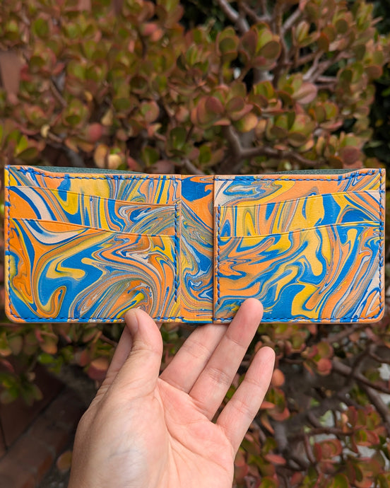 Marbled Bifold Wallet