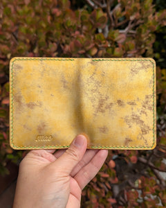 Marbled Vertical Bifold Wallet