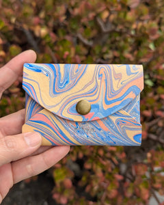Marbled Snap Wallet