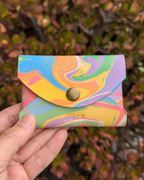 Marbled Snap Wallet
