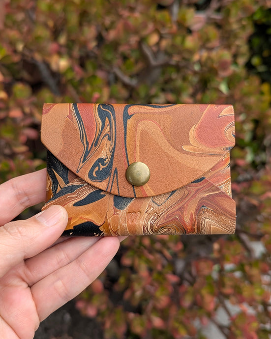 Marbled Snap Wallet