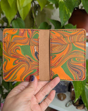 Load image into Gallery viewer, Marbled Vertical Bifold Wallet