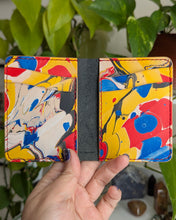 Load image into Gallery viewer, Marbled Vertical Bifold Wallet