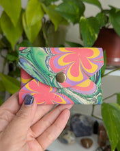 Load image into Gallery viewer, Marbled Snap Wallet